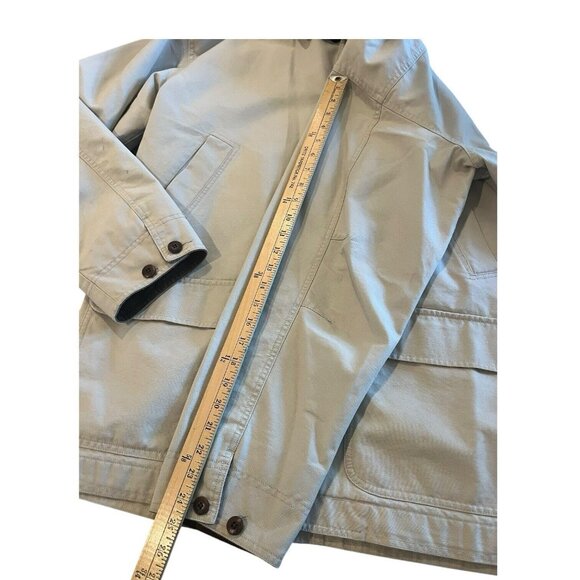 Vintage LL Bean Chore Jacket Mens Large Beige Lined Barn Field Coat Quality - Picture 10 of 11